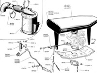 Engine - Carburettor + air filter